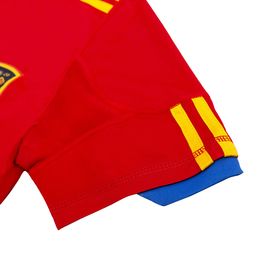 Retro SILVA #21 2010 Spain Home Soccer Jersey