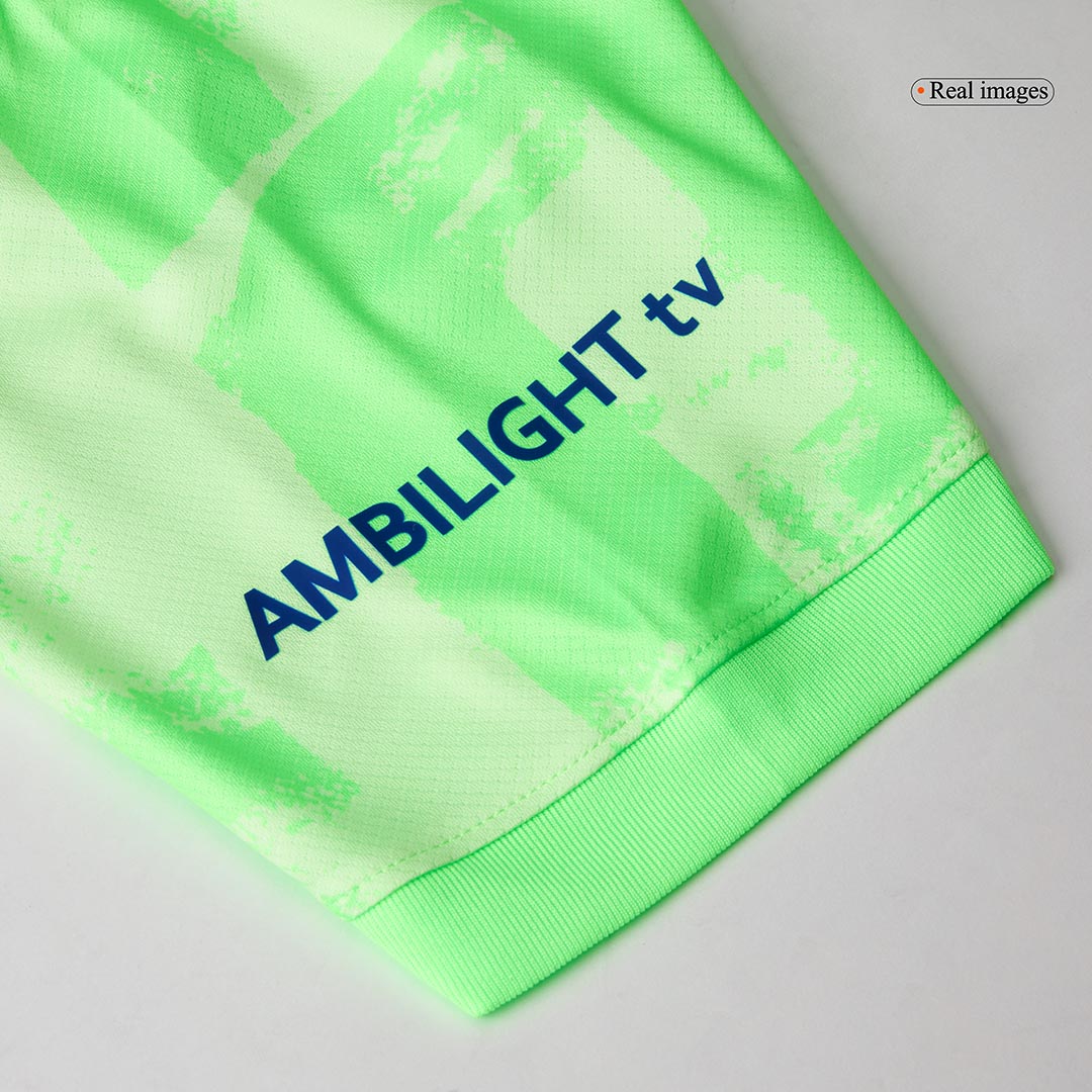 Barcelona Jersey RAPHINHA #11 Soccer Jersey Third Away 2024/25 - UCL (Spotify Logo Without Text)