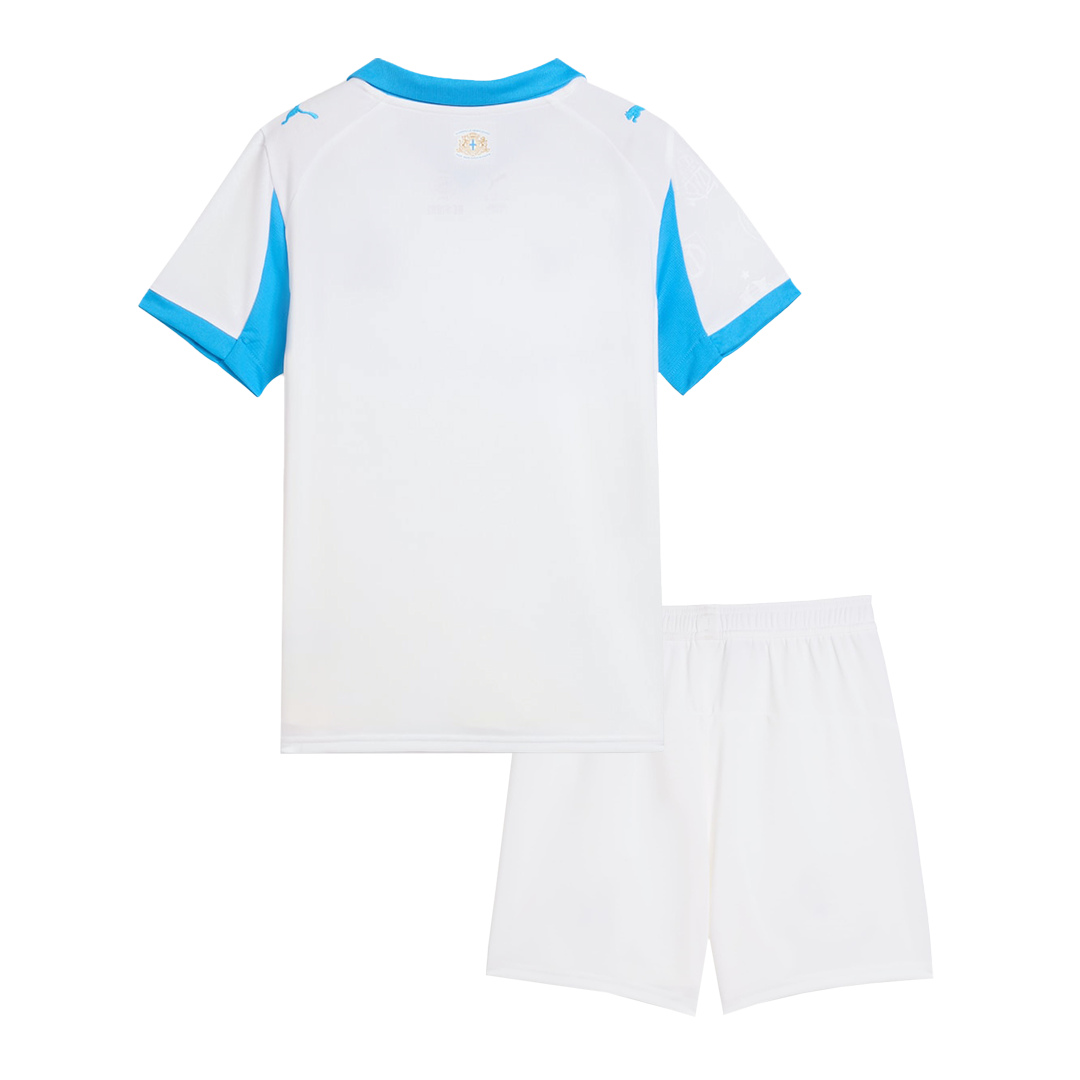 Marseille Home Kids Soccer Jerseys Kit 2025/26