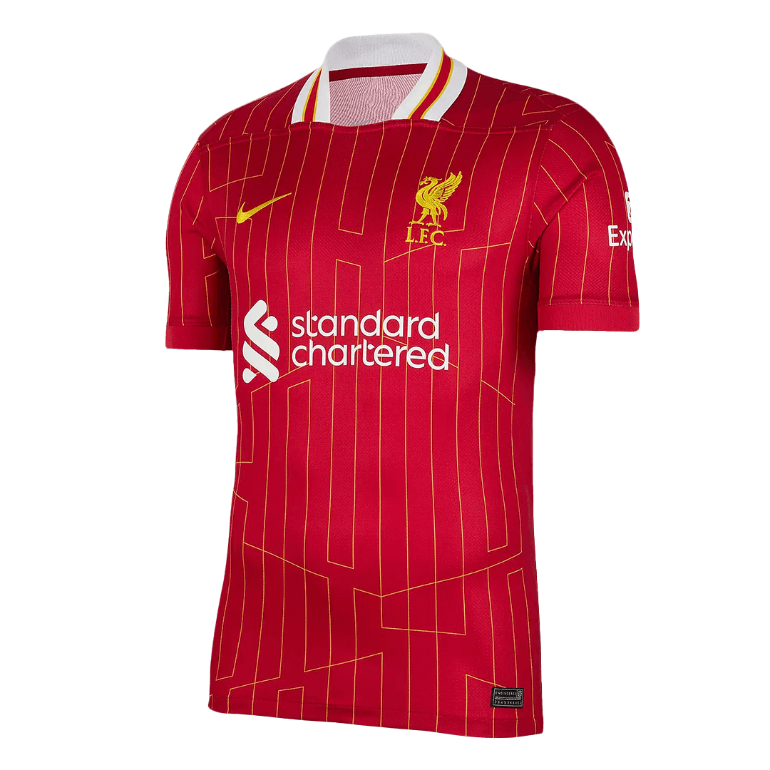 M.SALAH #11 Liverpool Home Soccer Jersey 2024/25