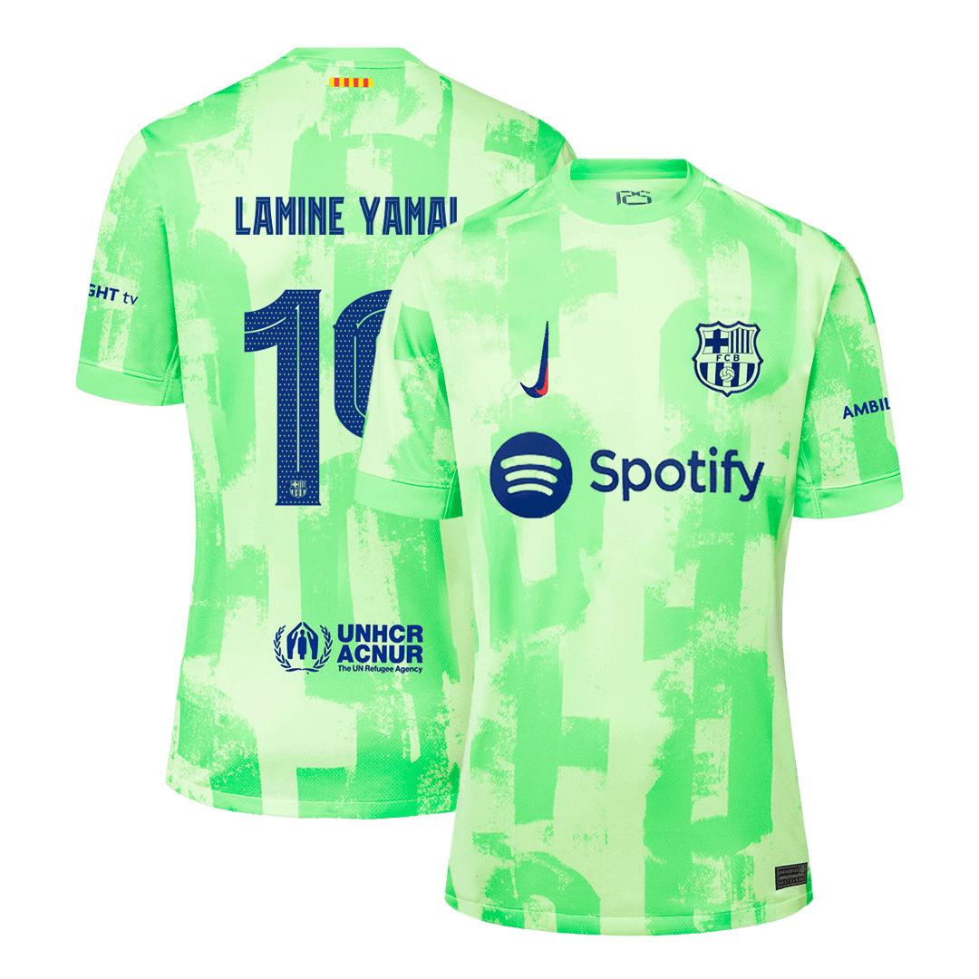 Barcelona LAMINE YAMAL #19 Third Away Soccer Jersey 2024/25 - UCL