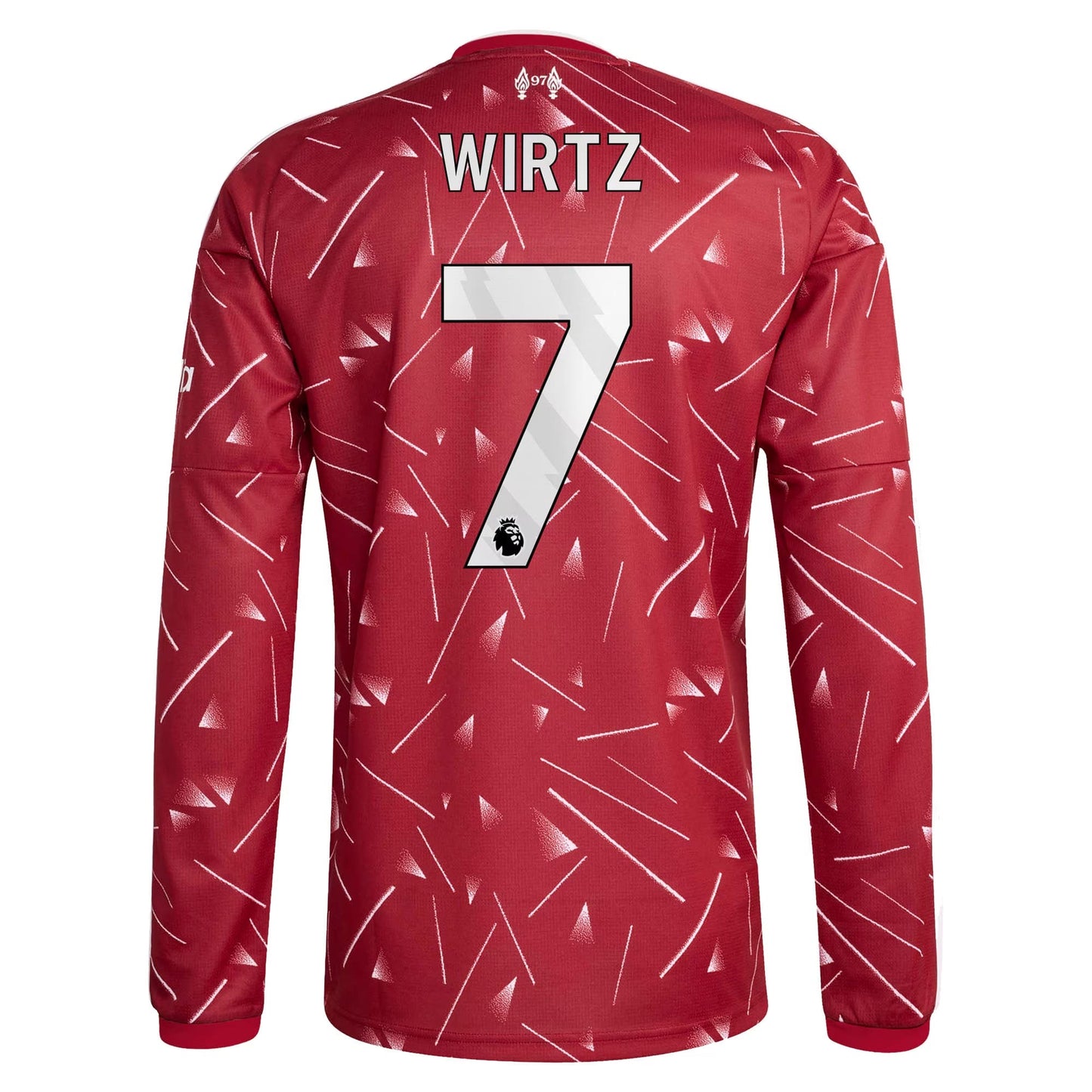 Liverpool 2026/27 Home Stadium Replica Long Sleeve Jersey - Wirtz #7 back view