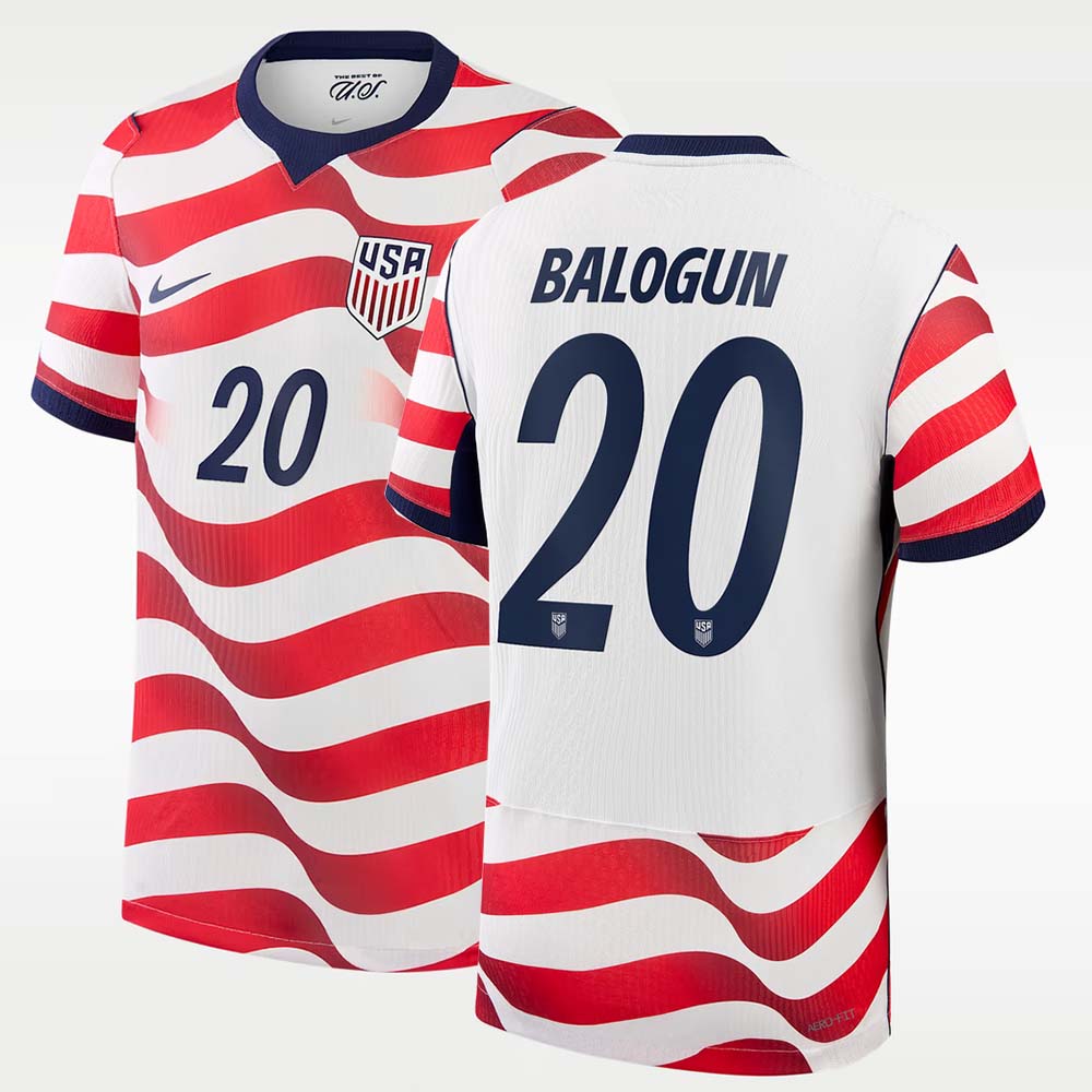 Christian Pulisic USMNT 2026 World Cup Home Soccer Jersey - Stadium Replica - Final Third Kit