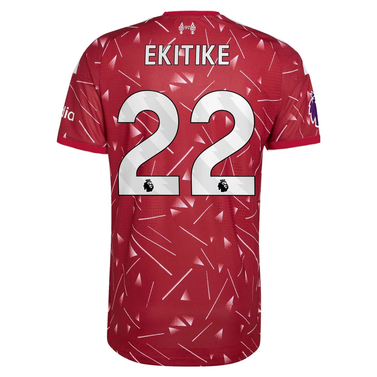 Liverpool 2026/27 Home Match Authentic Jersey - Ekitike #22 back view