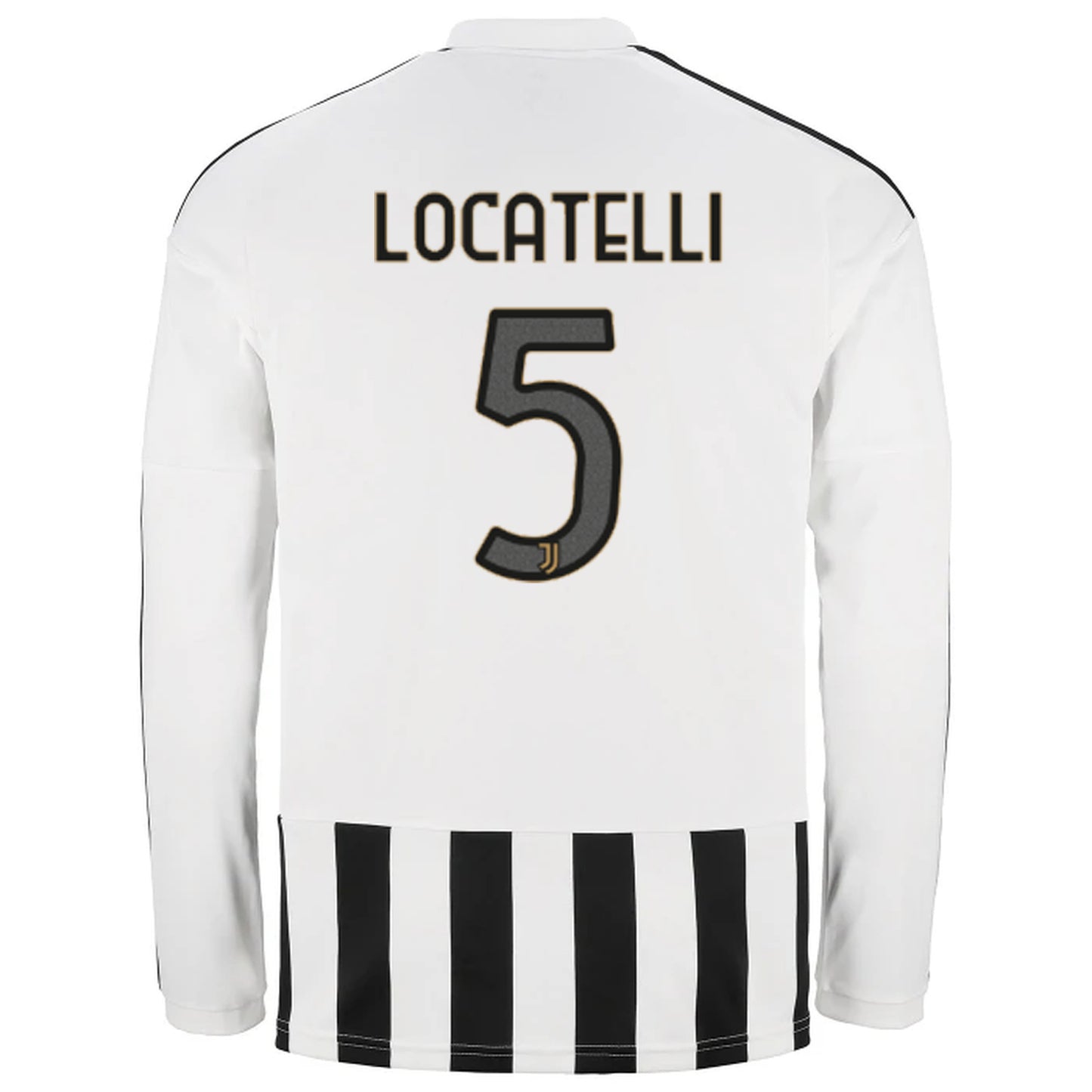 back view of Juventus 2026/27 home jersey with LOCATELLI #5 player print