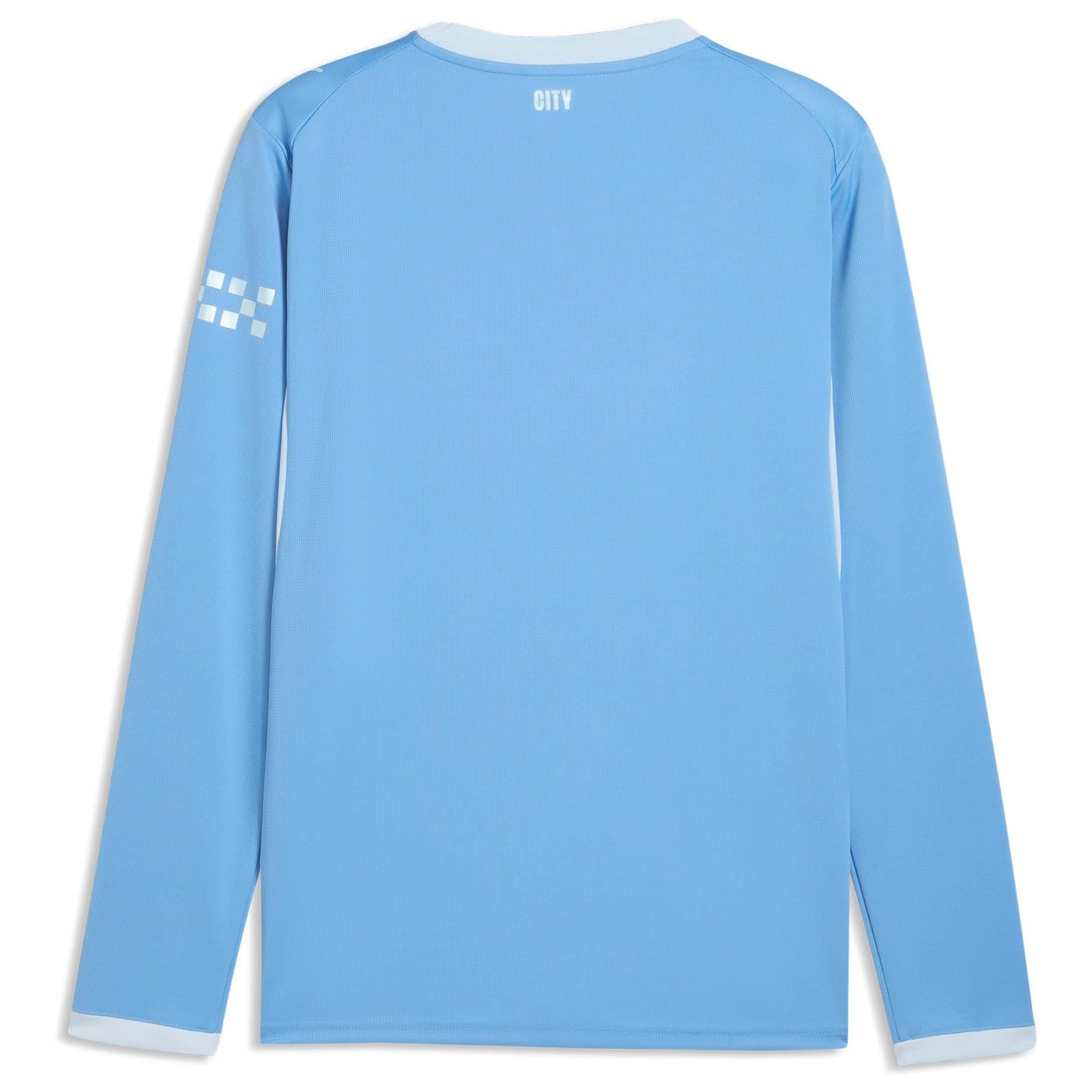 Manchester City 2026/27 Home Stadium Replica Long Sleeve Jersey back view