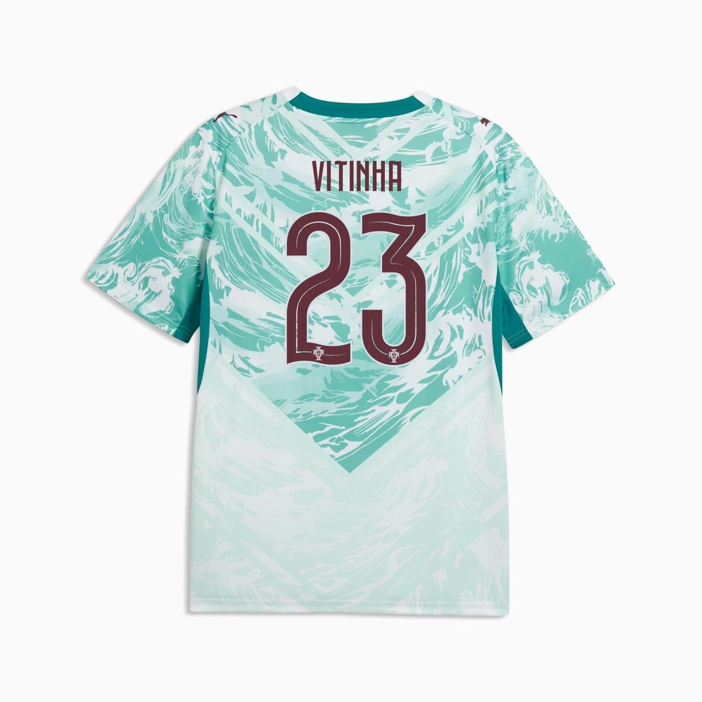 Portugal 2026 World Cup Away Stadium Replica Jersey - Vitinha #23 back view