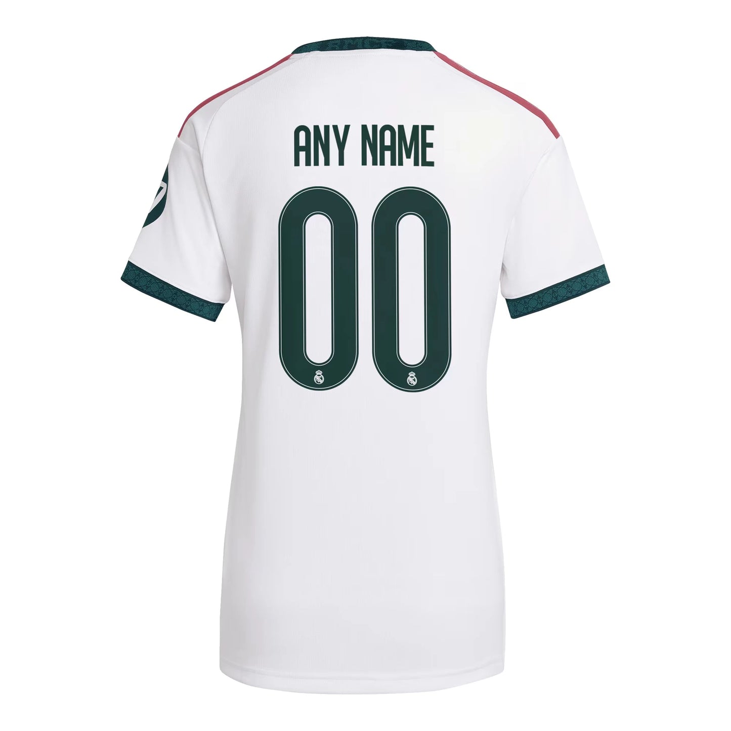 Real Madrid Women's 2026/27 Home Replica Custom Jersey - White Back View