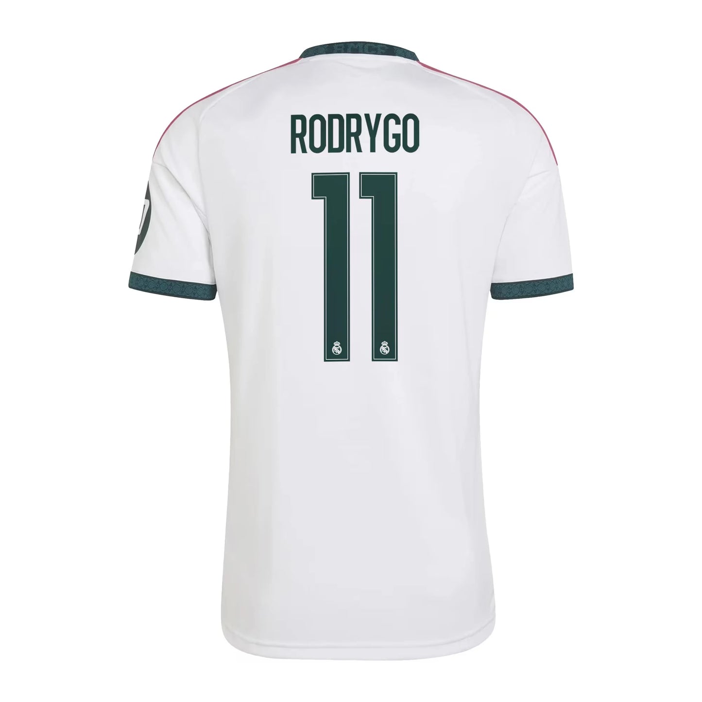 Real Madrid 2026/27 Home Replica Jersey With Rodrygo #11 Printing Back View