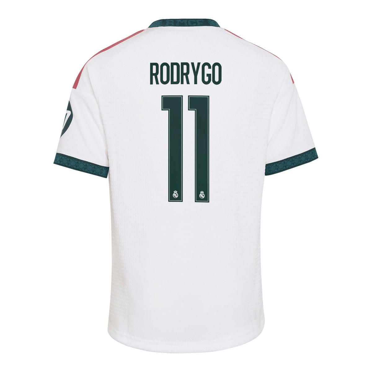 Real Madrid 2026/27 Home Kids Replica Jersey With Rodrygo #11 Printing Back View