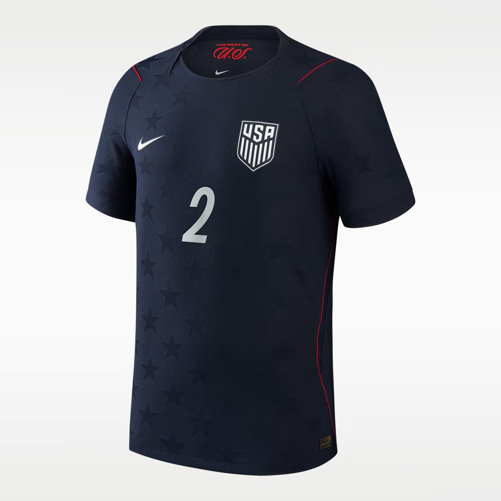 Timothy Weah USMNT 2026 World Cup Away Soccer Jersey - Stadium Replica - Final Third Kit