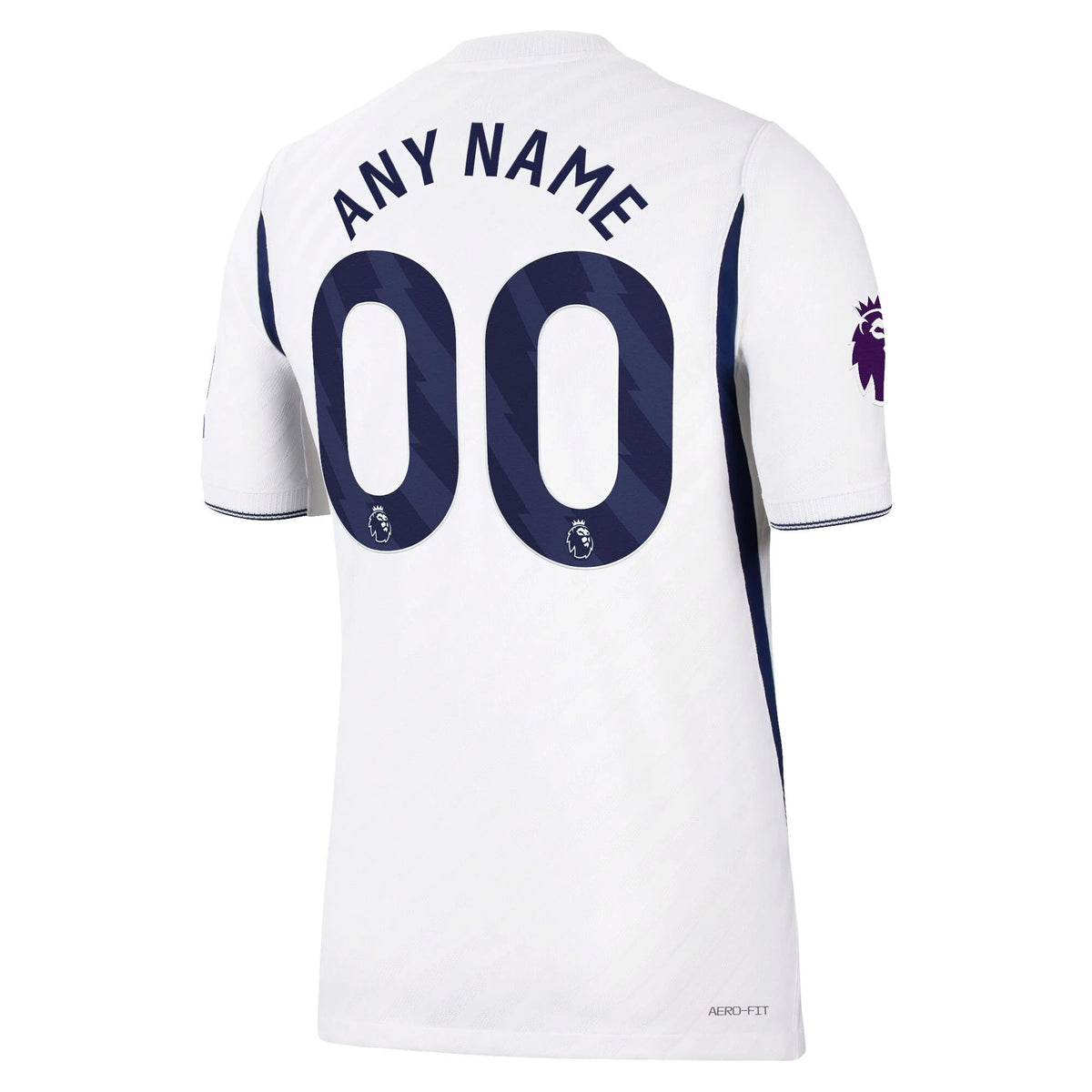 Back view of Tottenham Hotspur 2026-2027 home white match authentic custom football shirt by Final Third Kit