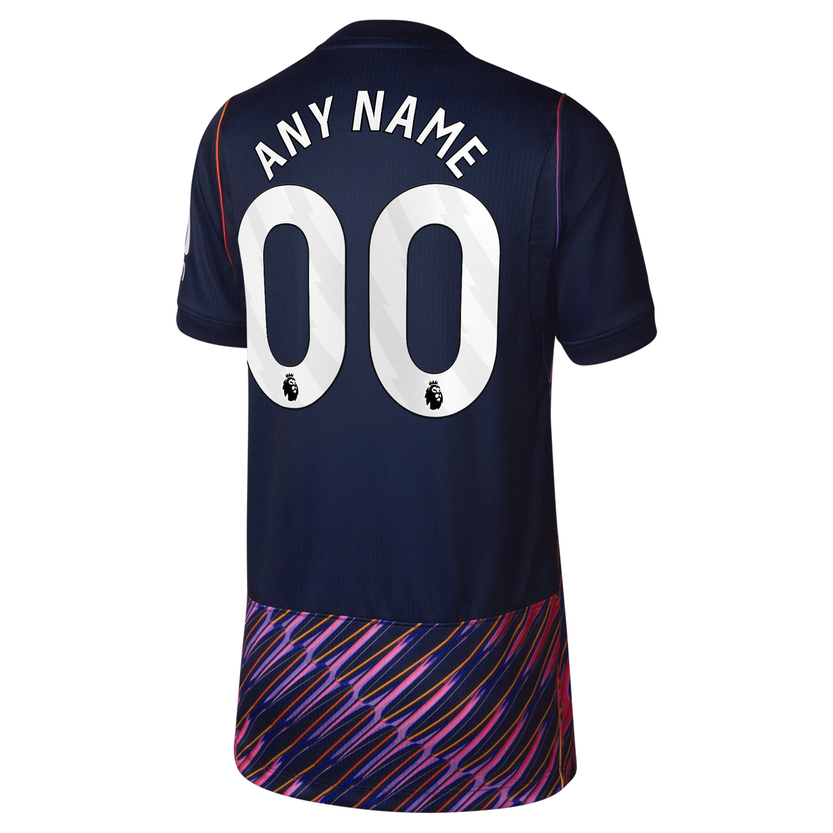 Back view of youth Tottenham Hotspur 2026-2027 away navy stadium replica custom football shirt by Final Third Kit