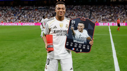 Mbappé receives LaLiga Player of the Month trophy for September
