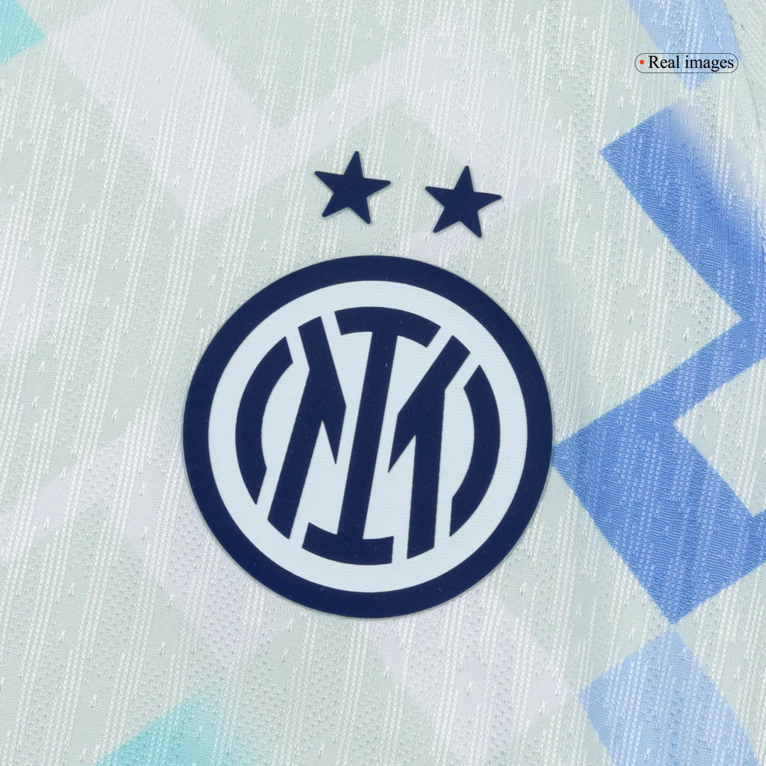 DUMFRIES #2 Inter Milan Away Authentic Soccer Jersey 2025/26