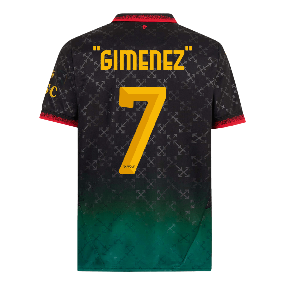 AC Milan GIMENEZ  #7 Fourth Away Soccer Jersey 2024/25
