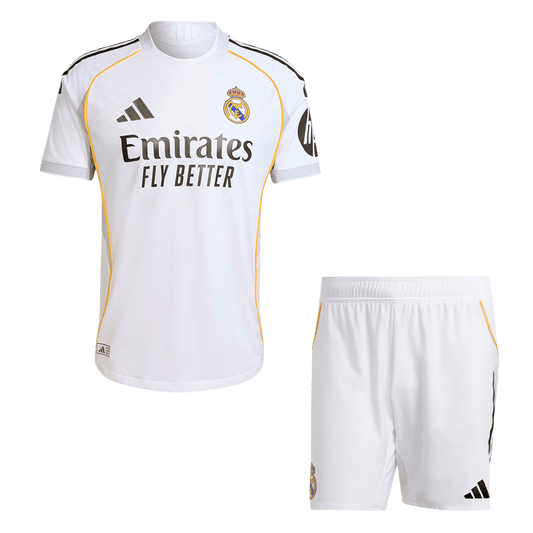 Real Madrid Home Authentic Jerseys Kit 2025/26 White