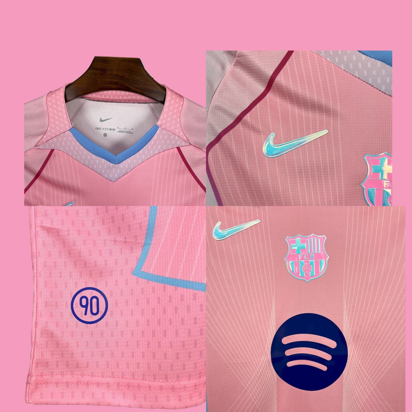 Barcelona Pink Soccer Jersey 2025/26