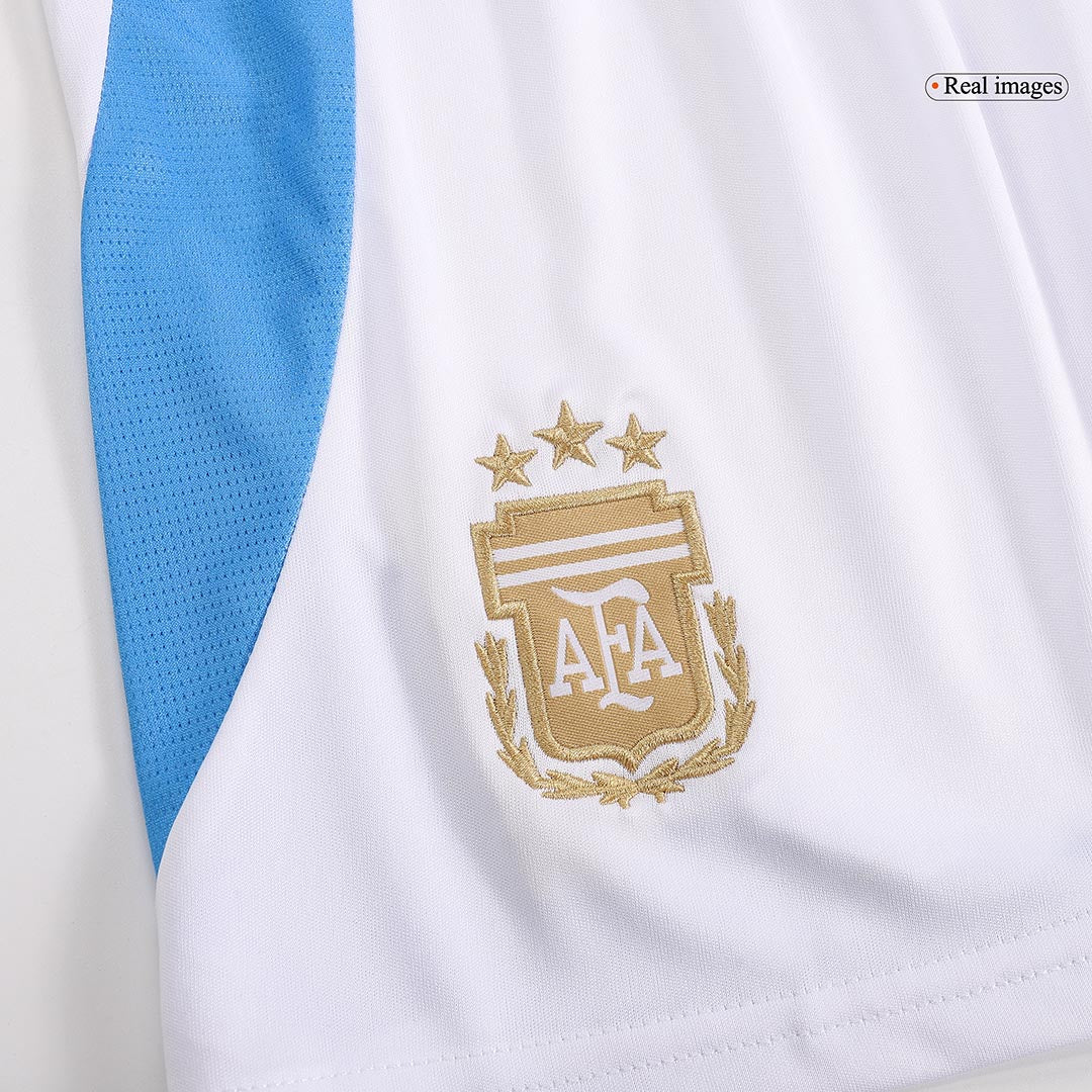Kid's Argentina Home Soccer Jersey Kit(Jersey+Shorts) Copa America 2024