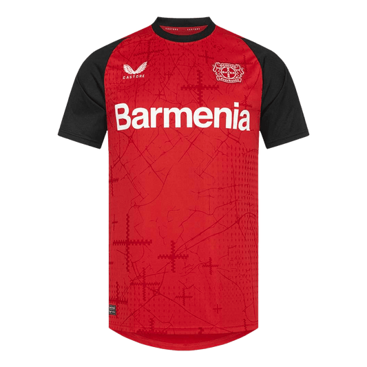 Bayer 04 Leverkusen Soccer Jersey Home Custom Shirt 2024/25