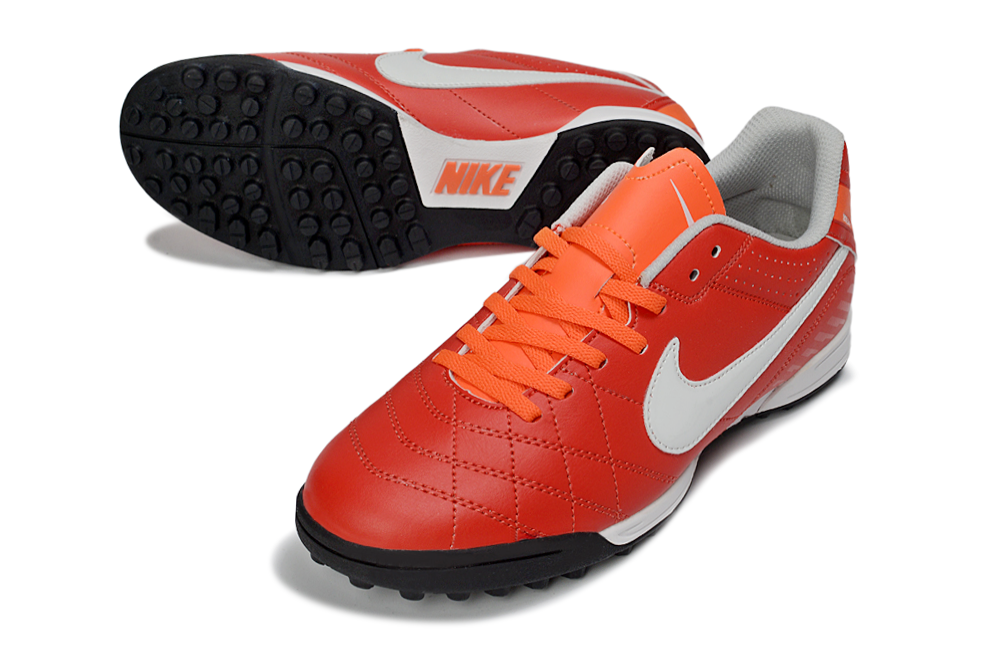 Nike Tiempo Ligera V TF Men's Turf Soccer Boots Cleats Shoes - Black/White