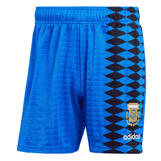 Retro Argentina Away Soccer Shorts 1994