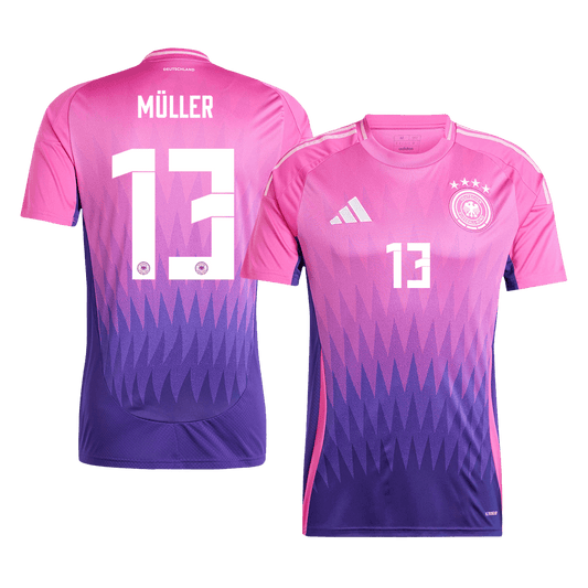 MULLER #13 Germany Away Soccer Jersey Euro 2024