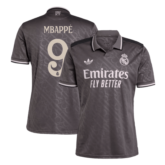 Mbappe #9 Real Madrid Third Away Soccer Jersey 2024/25