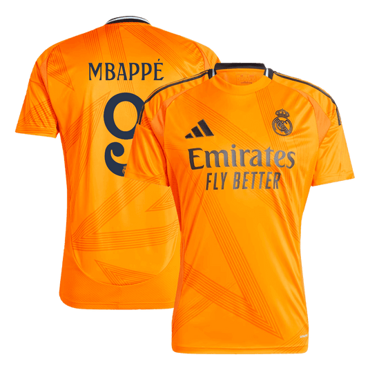 Mbappe #9 Real Madrid Away Soccer Jersey 2024/25