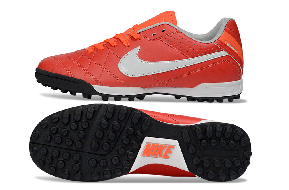 Nike Tiempo Ligera V TF Men's Turf Soccer Boots Cleats Shoes - Black/White