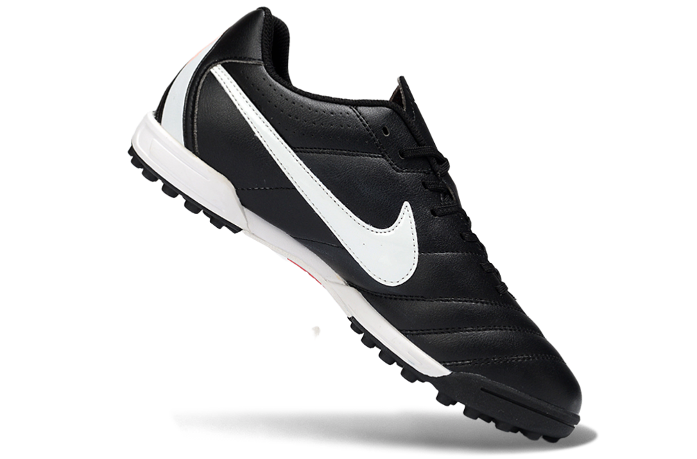 Nike Tiempo Ligera V TF Men's Turf Soccer Boots Cleats Shoes - Black/White