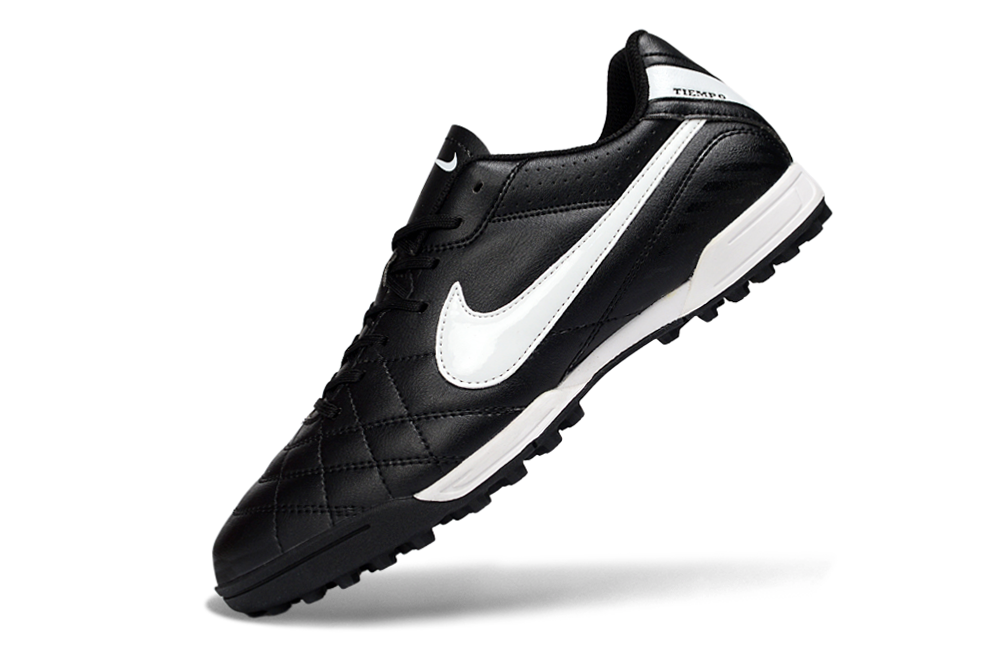 Nike Tiempo Ligera V TF Men's Turf Soccer Boots Cleats Shoes - Black/White