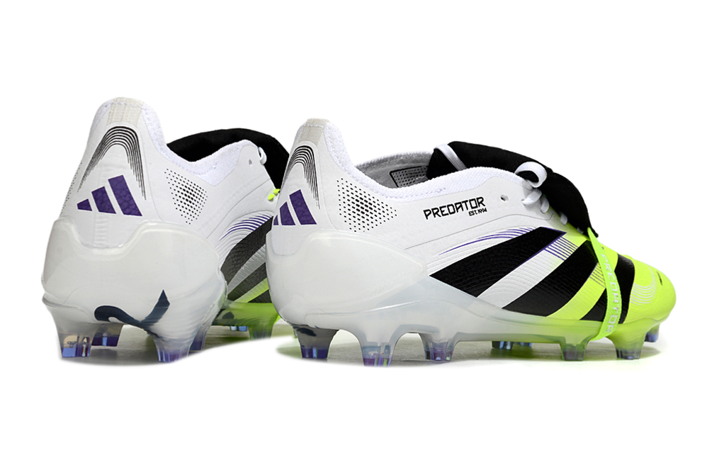 adidas 25 Predator Elite Tongue FT FG  Soccer Boots Cleats Shoes GRN-BLK