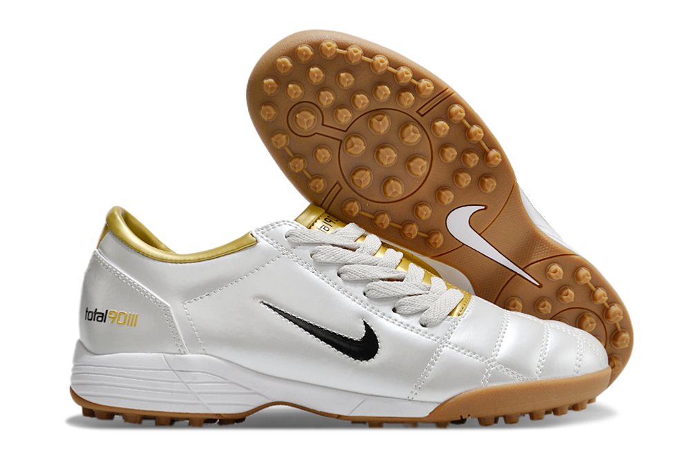 Nike Total 90 (T90) Laser SE FG/MG Football Soccer Boots Cleats WHT-GRY