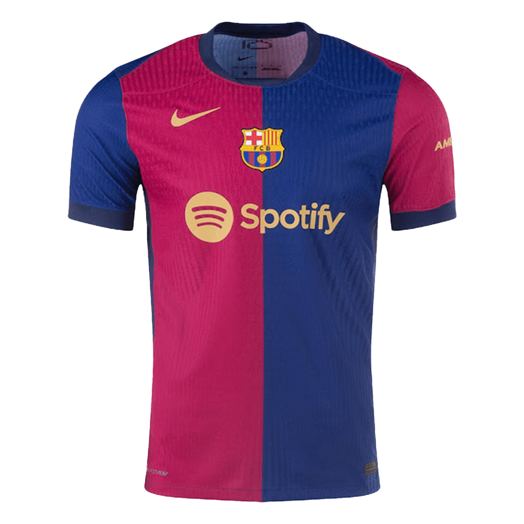 Authentic LEWANDOWSKI #9 Barcelona Home Football Shirt 2024/25- - old sponsor