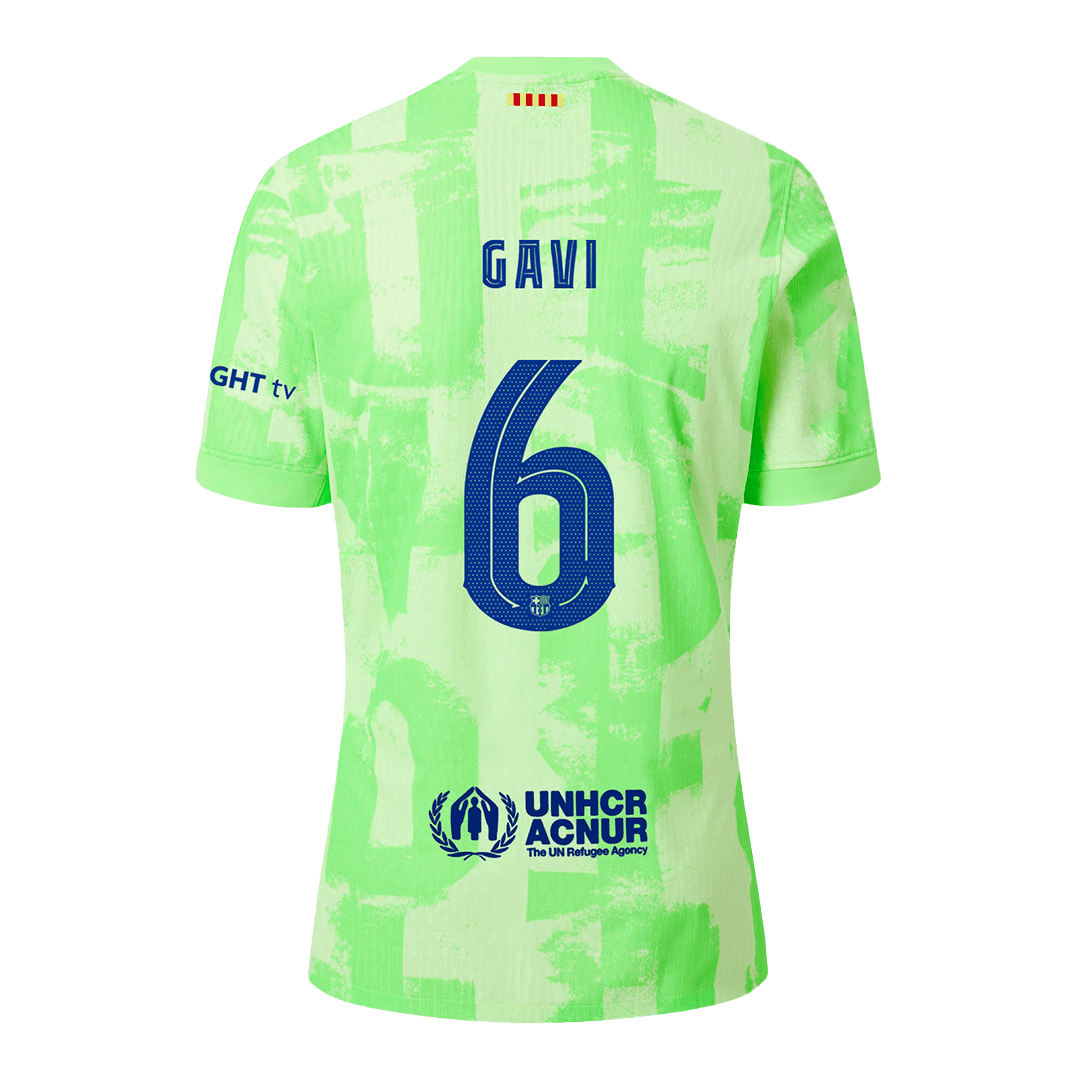 Authentic GAVI #6 Soccer Jersey Barcelona Third Away Shirt 2024/25 UCL