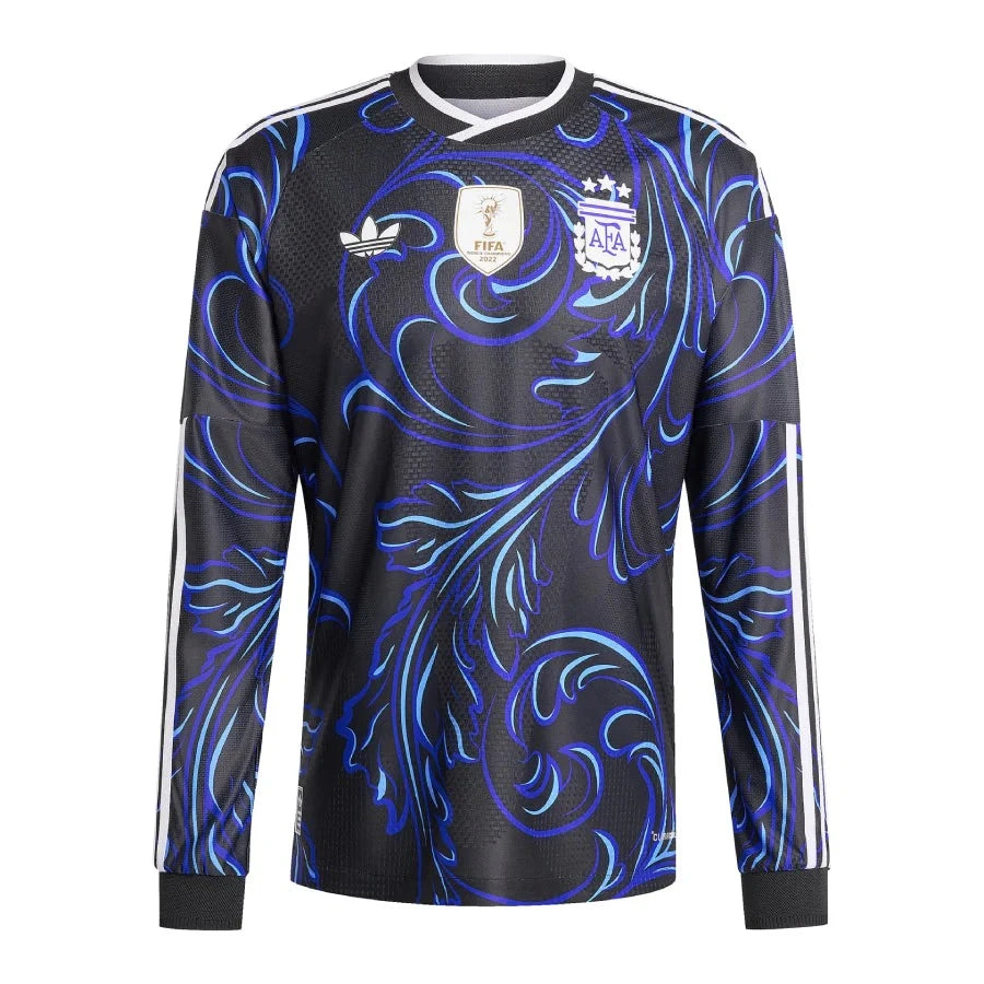 Argentina 2026 World Cup Away Men's Long-Sleeve Stadium Replica Jersey Front View
