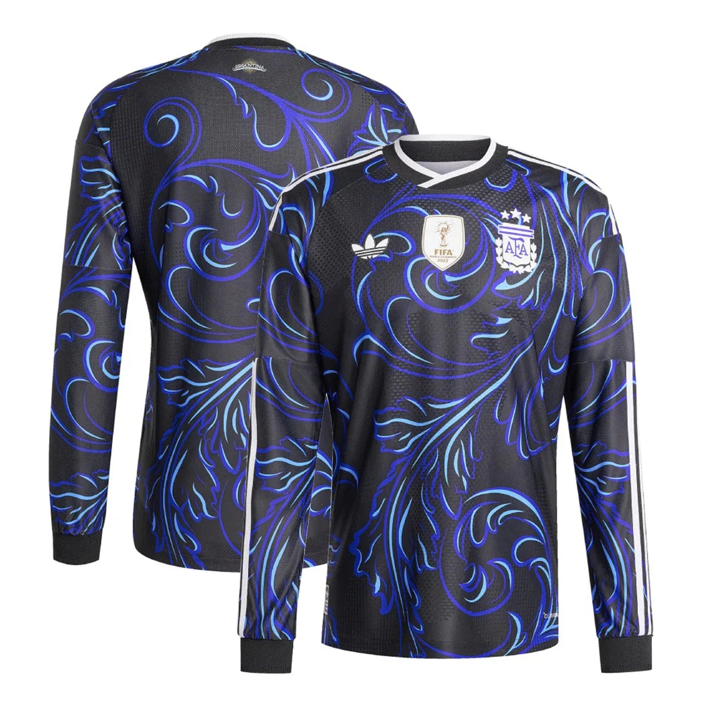 Argentina 2026 World Cup Away Men's Long-Sleeve Stadium Replica Jersey