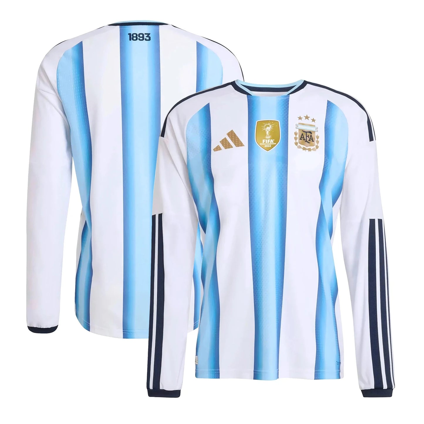Argentina 2026 World Cup Home Men's Long-Sleeve Stadium Replica Jersey