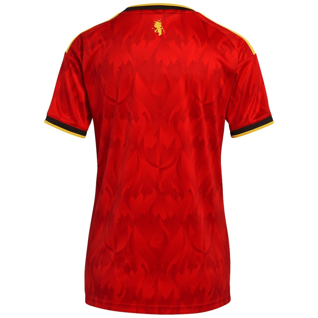 2026 Belgium  National Team Stadium Home Soccer Jersey-Womens back view