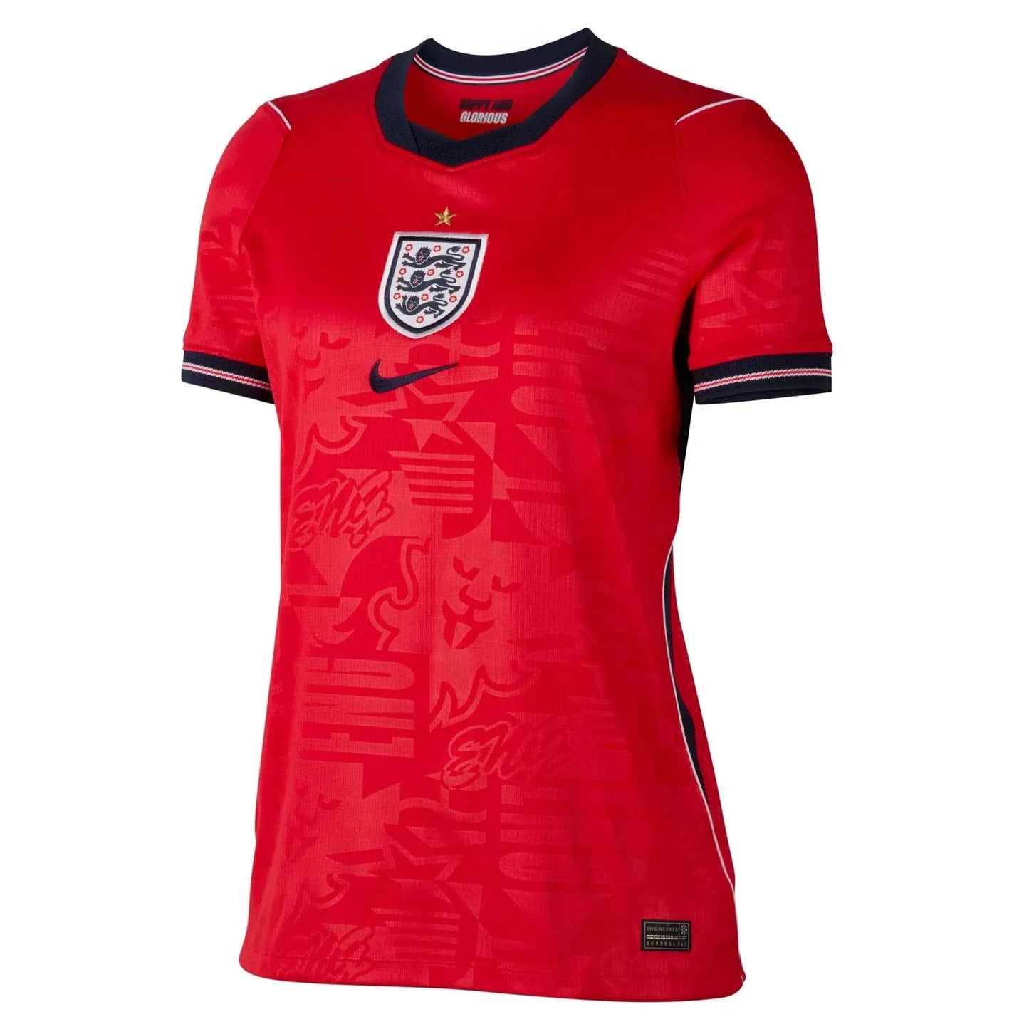 2026 England Women's Stadium Away Soccer Jersey front view