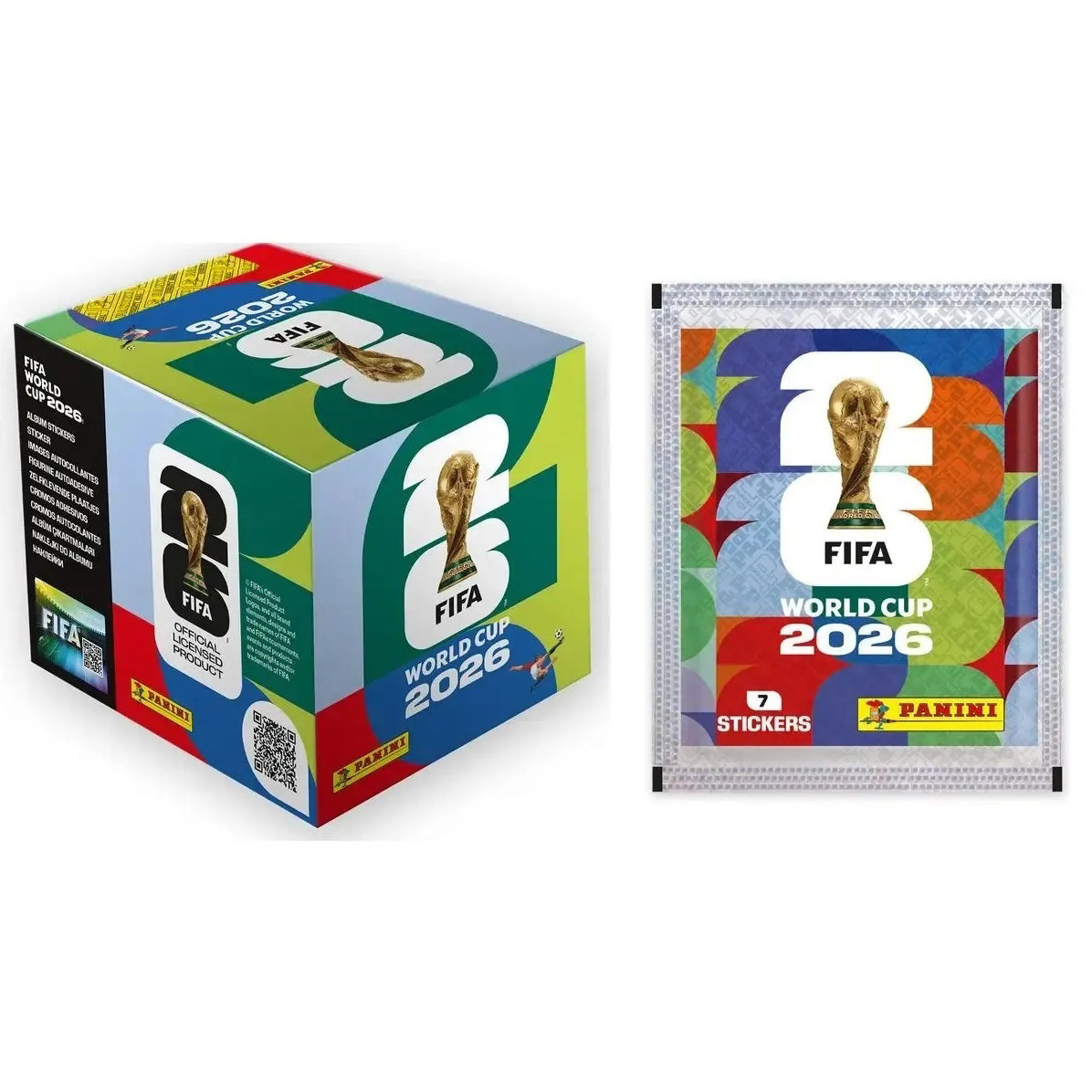 Collection officielle de vignettes Panini FIFA World Cup 2026™ - Boîte de 25 paquets - Kit Troisième mi-temps