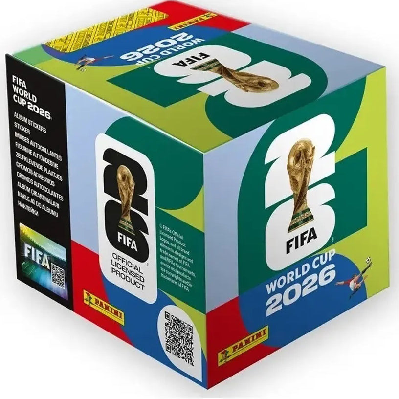 Panini FIFA World Cup 2026 sticker collection 50 packs display box
