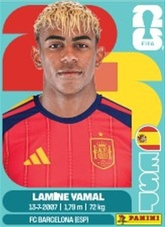 Collection officielle de vignettes Panini FIFA World Cup 2026™ - Boîte de 25 paquets - Kit Troisième mi-temps