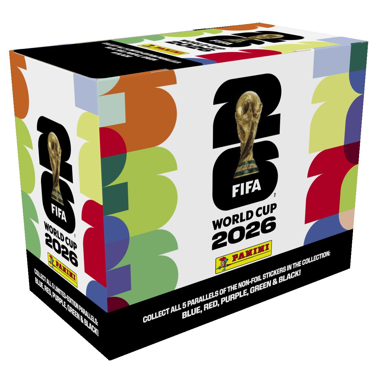 Panini FIFA World Cup 2026 sticker collection 25 packs display box