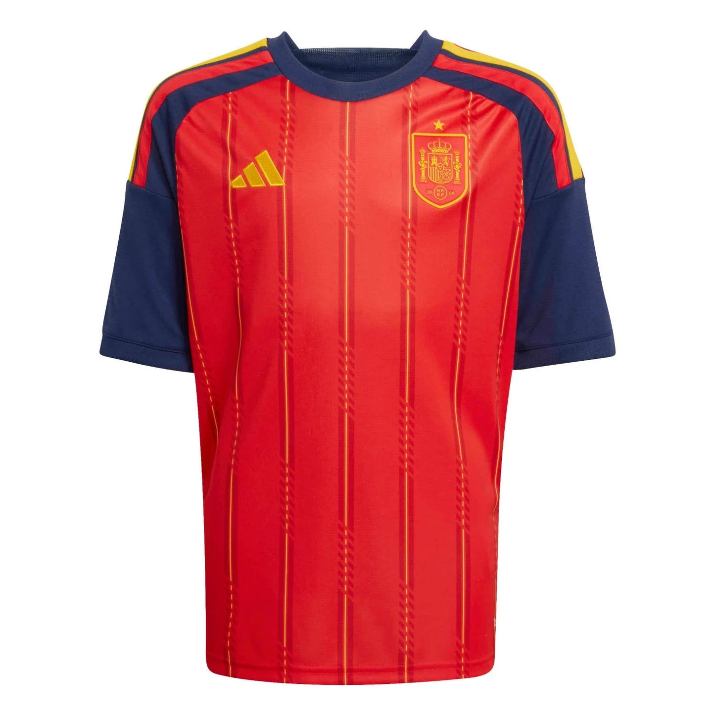 Spain 2026 World Cup Home Kids Stadium Replica Jersey front view