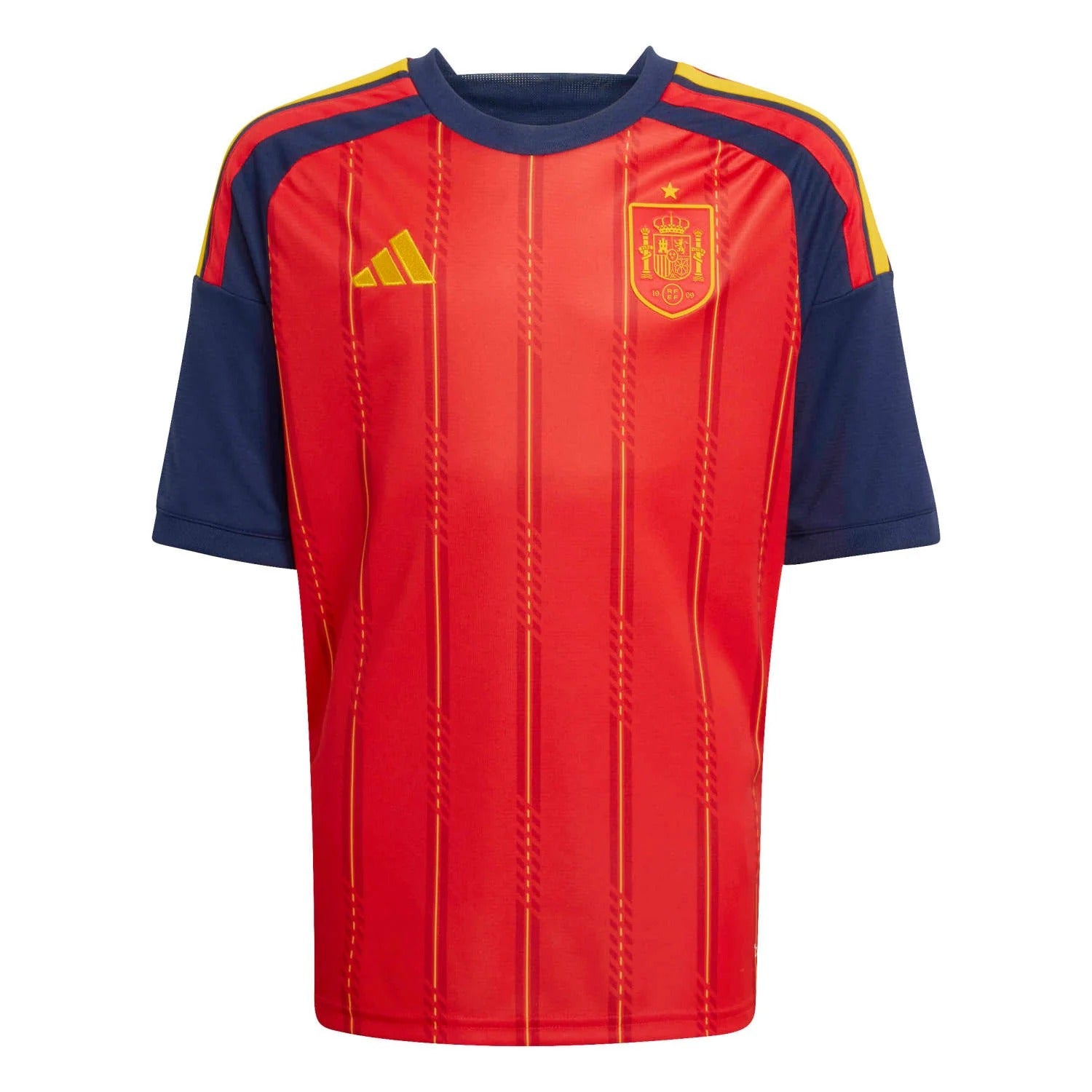 Spain 2026 World Cup Home Kids Stadium Replica Jersey front view