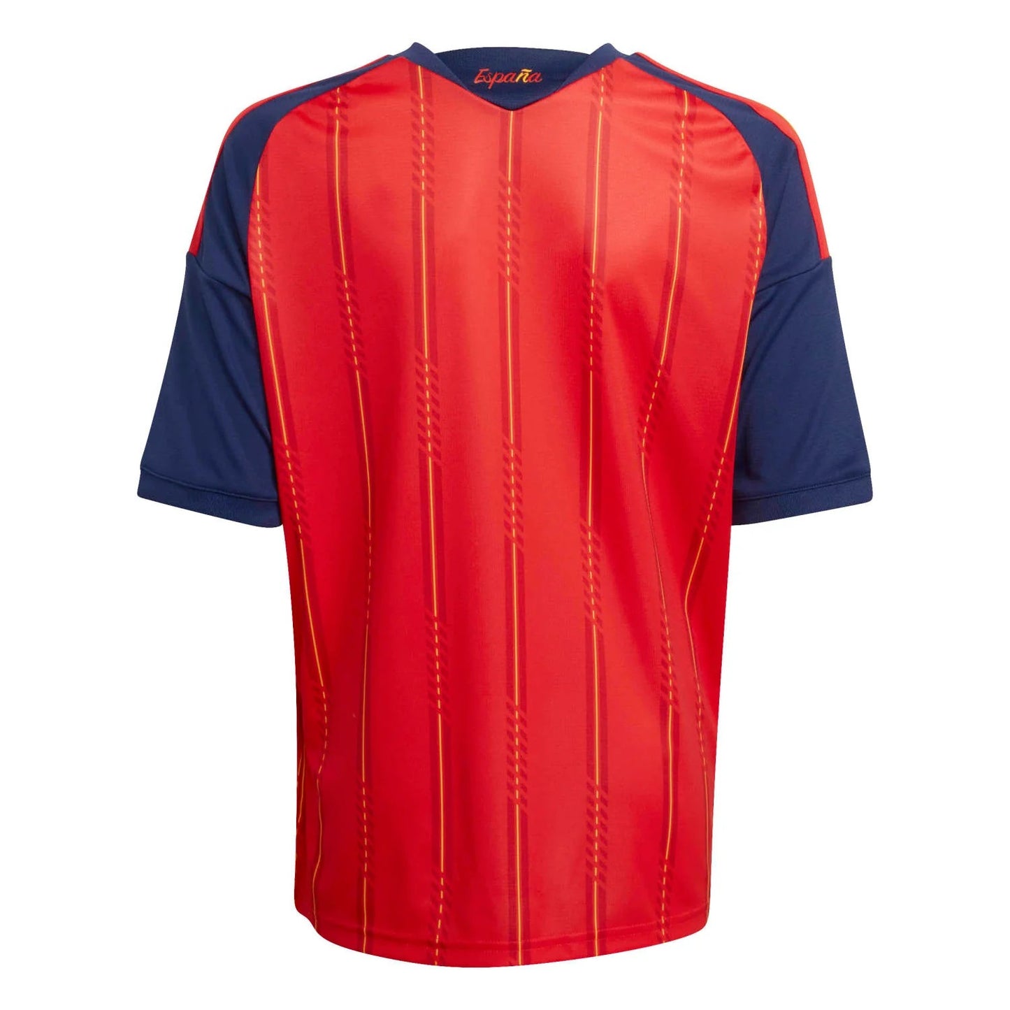 Spain 2026 World Cup Home Kids Stadium Replica Jersey  back view