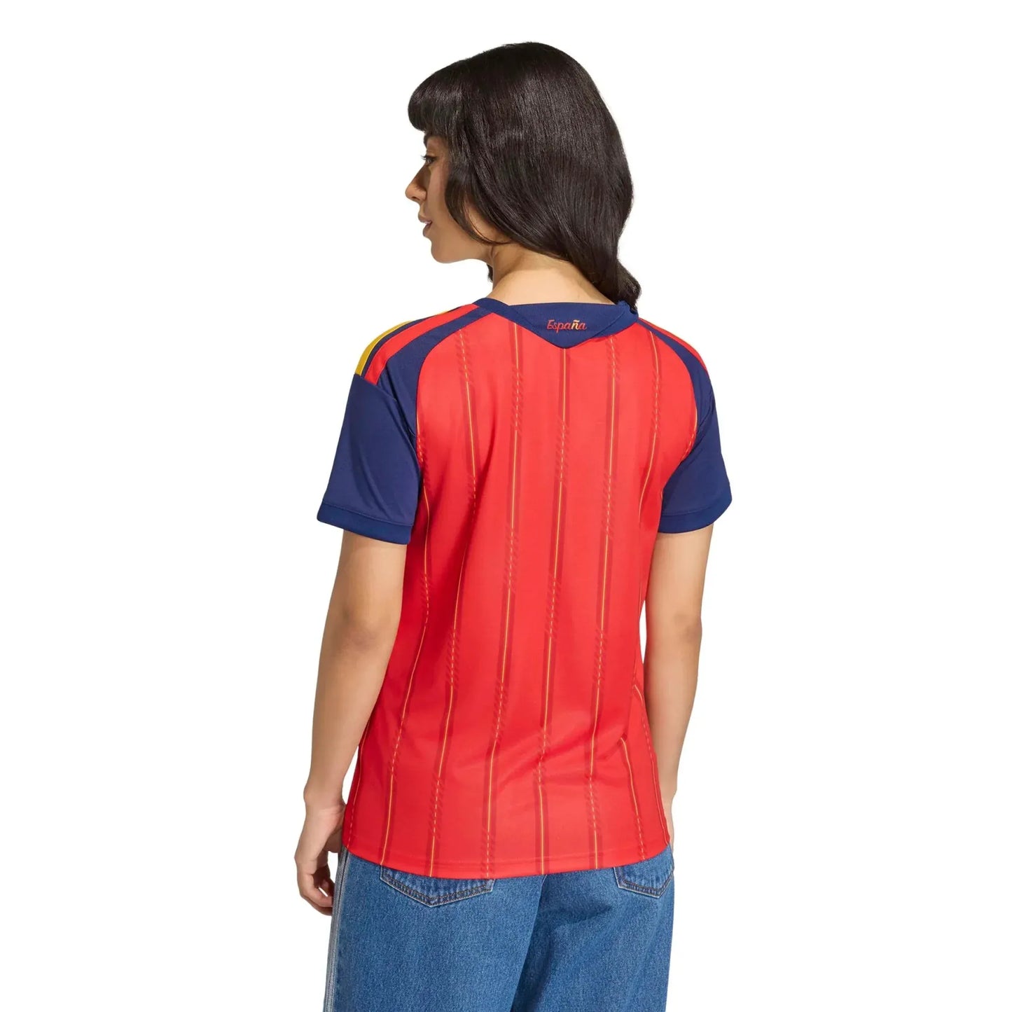 Spain 2026 World Cup Home Women's Stadium Replica Jersey Back view