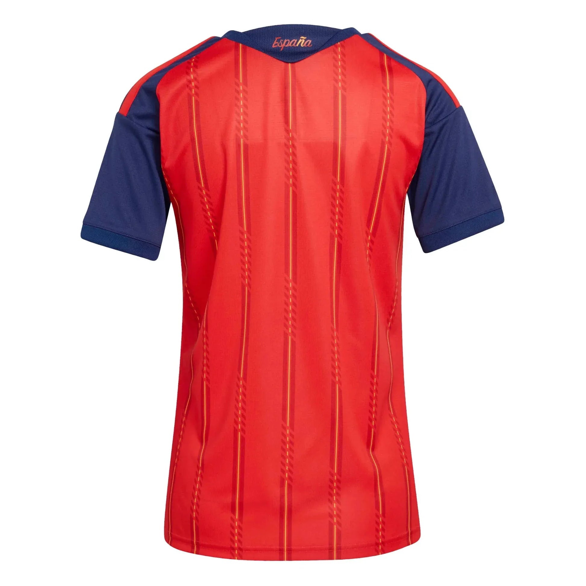 Spain 2026 World Cup Home Women's Stadium Replica Jersey Back view